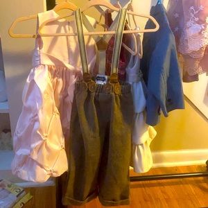 Mudpie pants with suspenders vintage